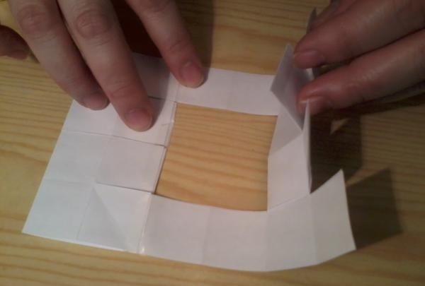 How to make a transforming cube out of paper with your own hands