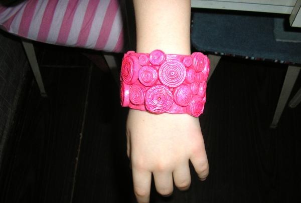 cardboard bracelet