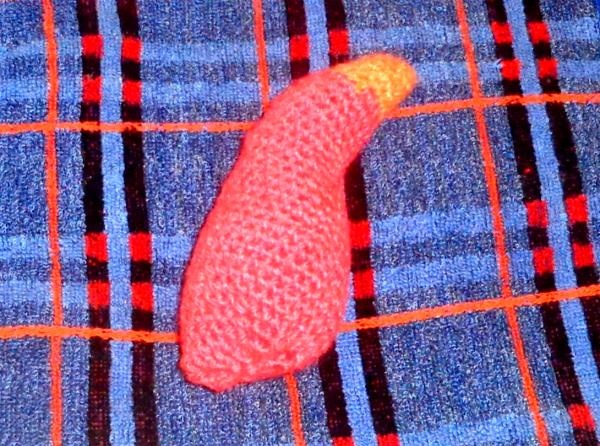 Knitted toy Squirrel