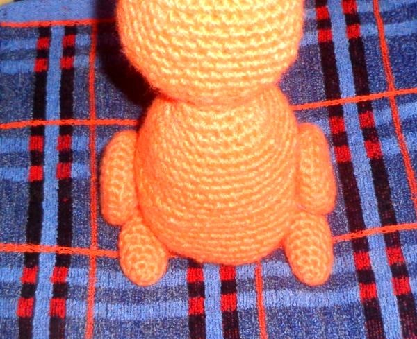 Knitted toy Squirrel