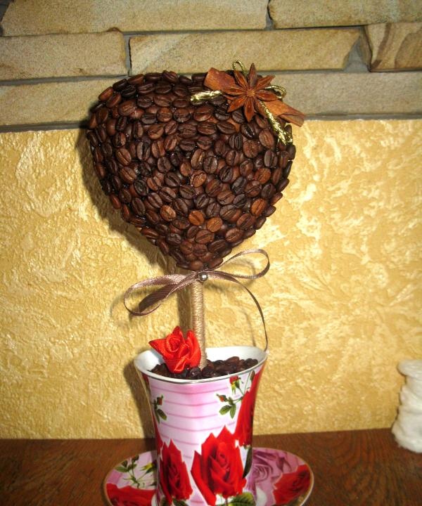 Coffee topiary