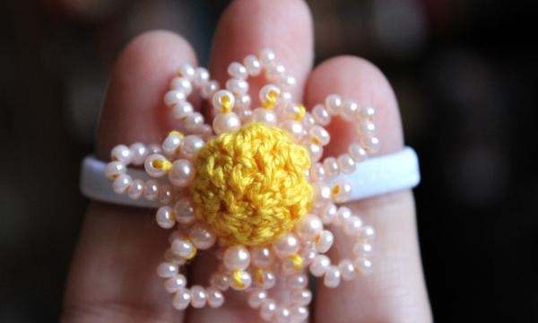 Beaded flower