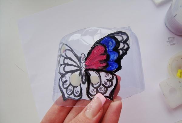 Stained glass butterfly