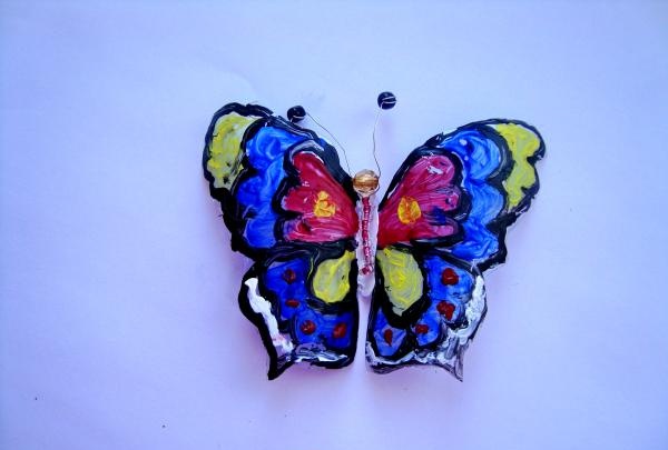 Stained glass butterfly