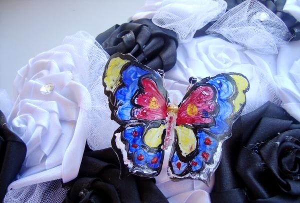 Stained glass butterfly