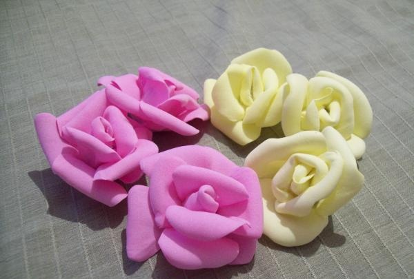 roses from foamiran