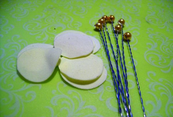 foamiran hair clips