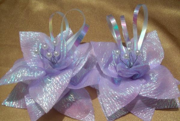 organza hair clip