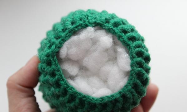 Crochet flowering cacti