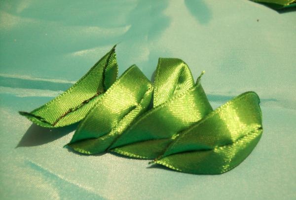 satin ribbon hairpin