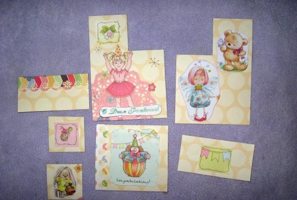 Children's folding card