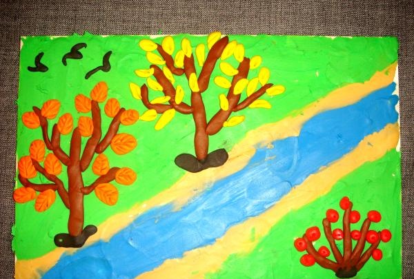 plasticine painting