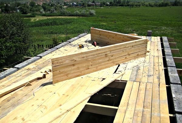 Rafters are ready for installation