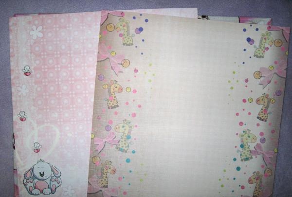 Folder for a girl with a certificate