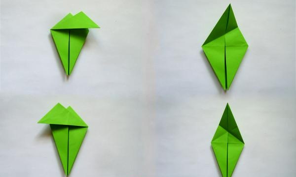 decorate a gift with origami flowers