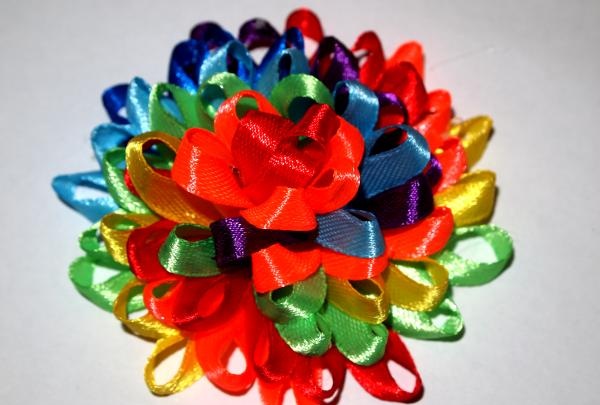 rainbow hair decorations