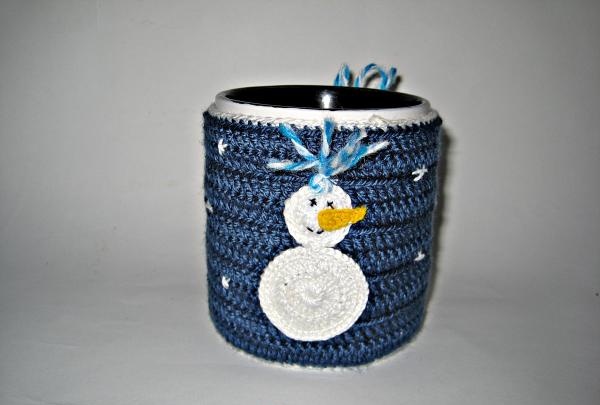 Snowman mug warmer