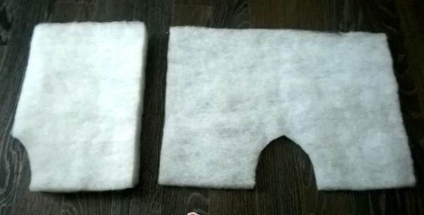 Homemade felt felt slippers