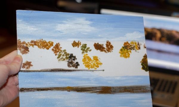 Oil painting Breath of Autumn