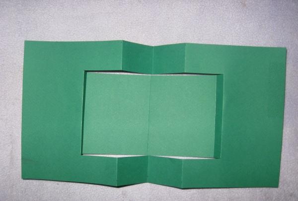 Folding card for the new year