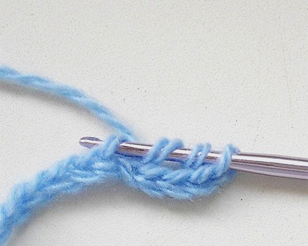 How to crochet a blue rose