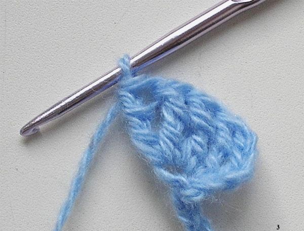 How to crochet a blue rose