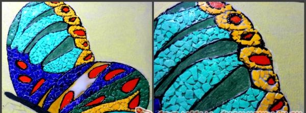 eggshell mosaic painting