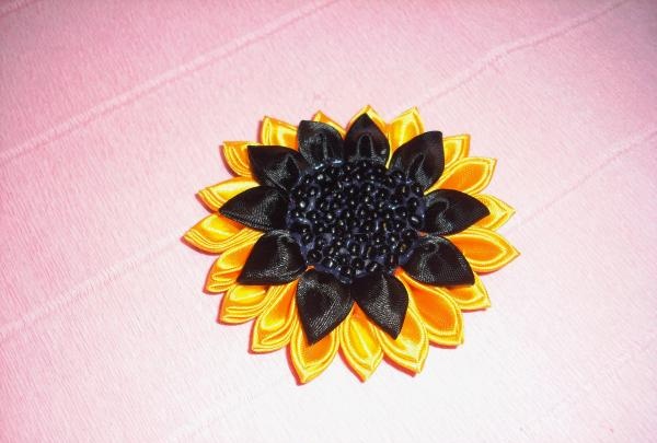 Hair clip Sunflower