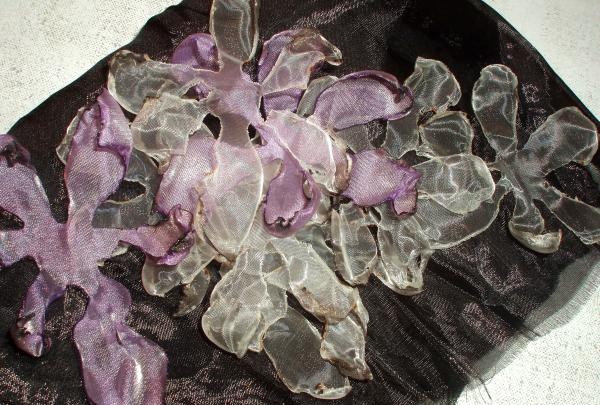 organza flowers