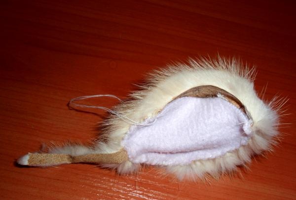 Fur mouse toy for cat