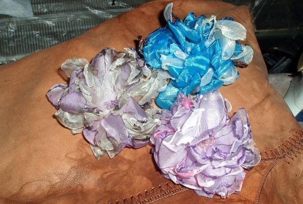 organza flowers