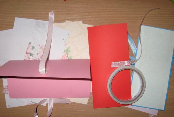 Birthday greeting envelopes