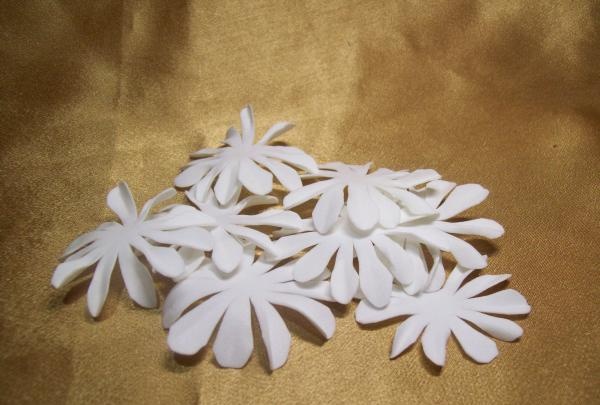 headband with dandelions and daisies