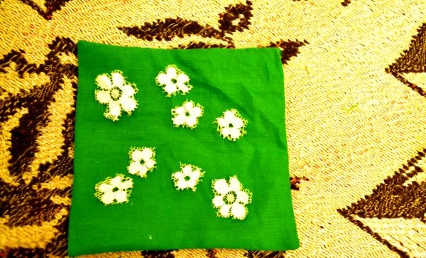 Sew a pillow for rings