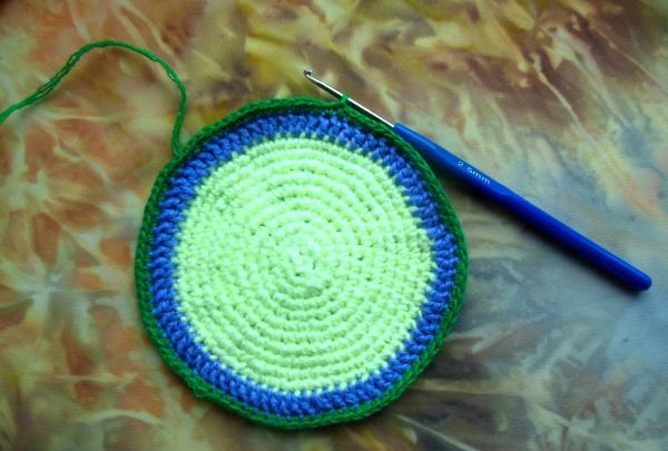 Crochet applique Spring mood