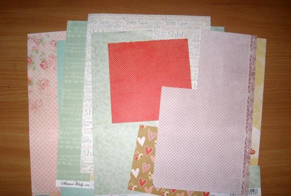 Complex cards for March 8 scrapbooking