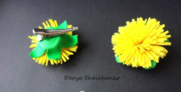 hair clip Dandelions