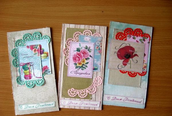 Shabby style cards