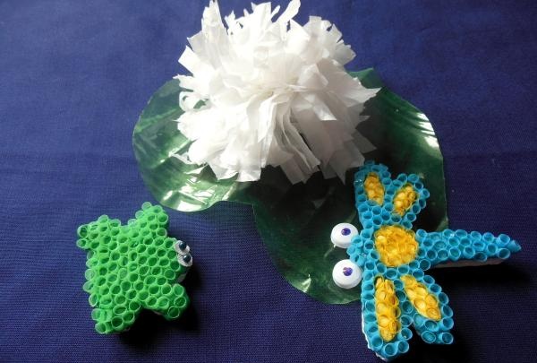 Foam and plastic jewelry