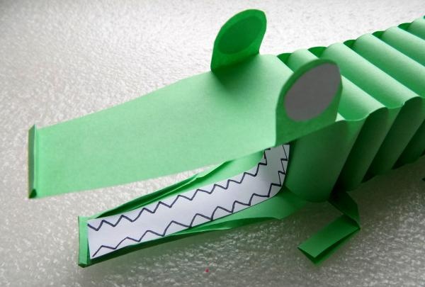 Paper crocodile