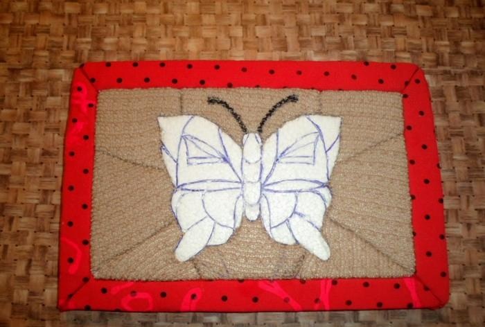 Patchwork without a needle kinusaiga Butterfly