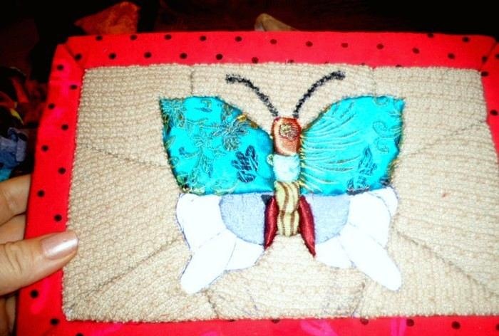 Patchwork without a needle kinusaiga Butterfly