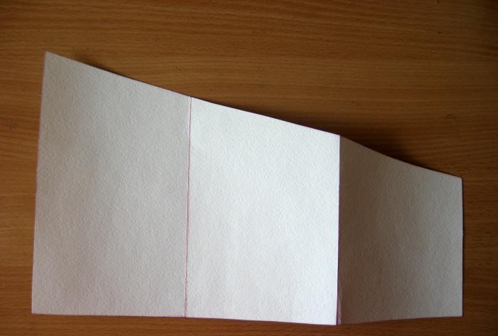 Fold out purple card