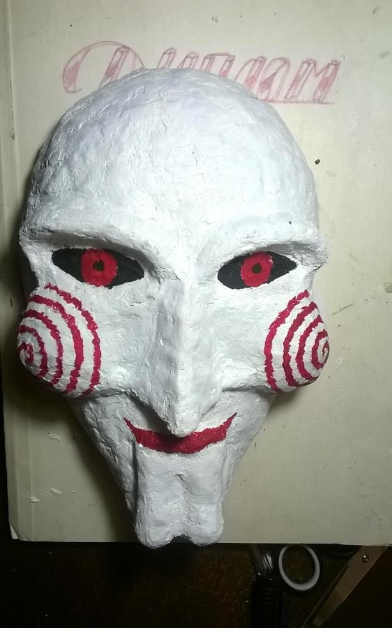 Making a papier mache mask