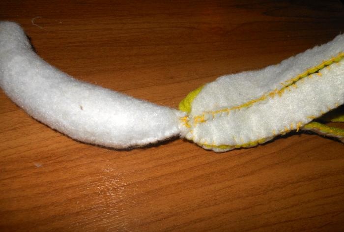 Felt banana