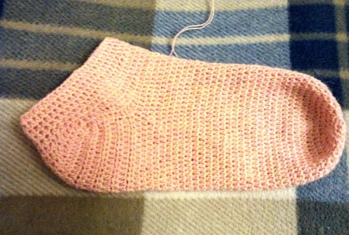 Crochet socks