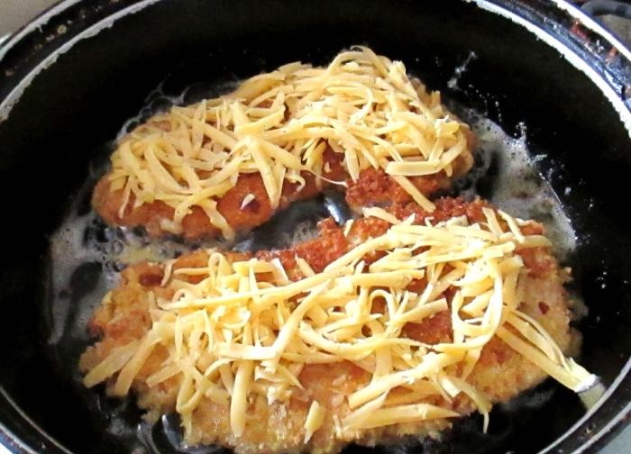 Chicken breast chop in batter