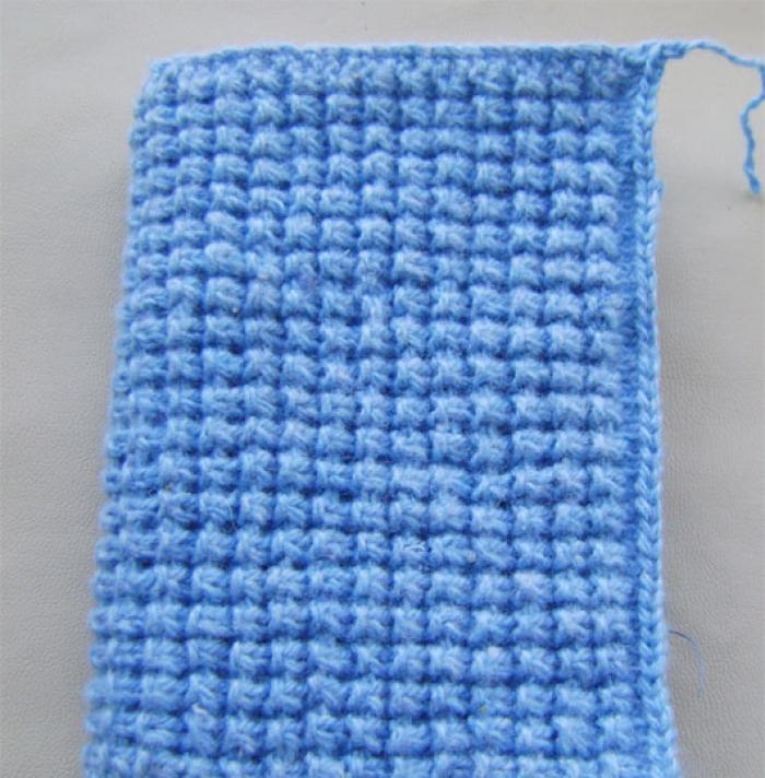 How to knit an e-book case