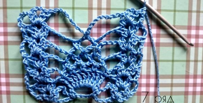 Crochet bookmark master class with photo