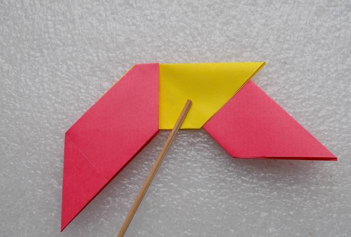 Transformable paper star